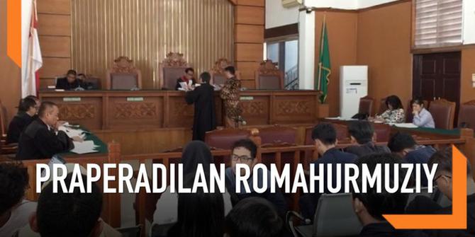 VIDEO: PN Jaksel Gelar Sidang Praperadilan Romahurmuziy