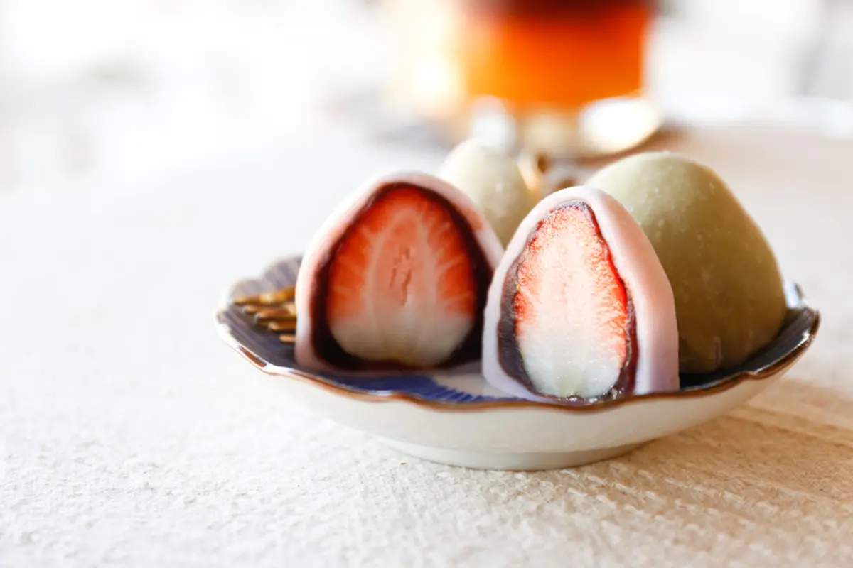 mochi stroberi