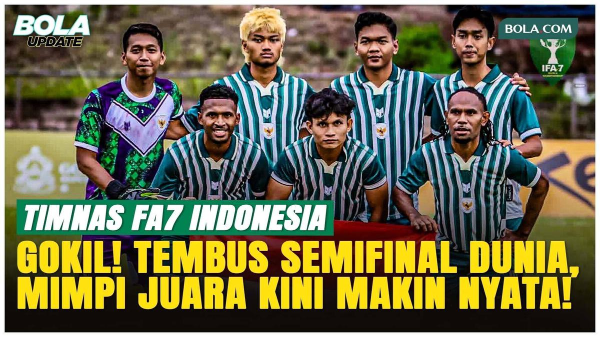 Indonesia Ukir Sejarah! Tantang Brasil di Semifinal Piala Dunia IFA7 2026