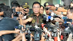 Djoko Suyanto dipanggil KPK untuk menjadi saksi dari kasus yang menjerat Jero Wacik,  Jakarta, Selasa (16/9/2014) (Liputan6.com/Panji Diksana)