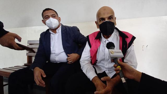 Mark Sungkar bersiap menjalani kasus korupsi di Pengadilan Negeri Jakarta Pusat