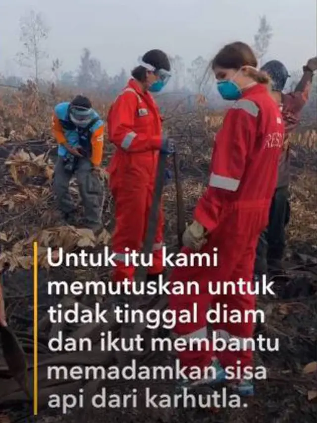7 Momen Awkarin Saat Jadi Relawan di Kalimantan