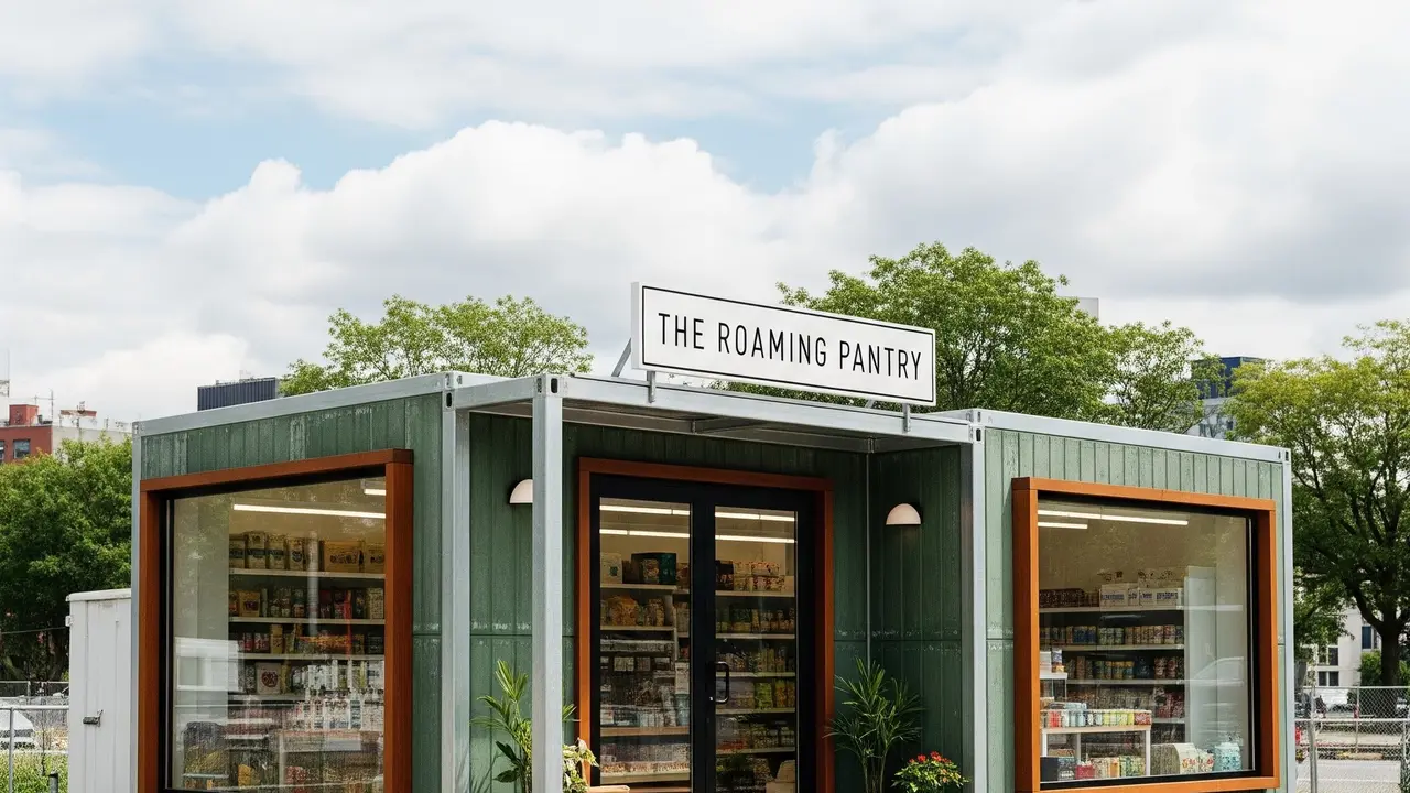 Desain Warung Sembako dari Baja Ringan