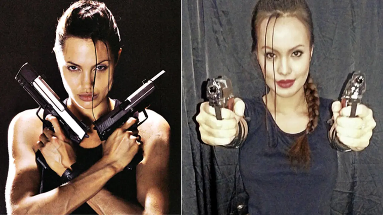 Seksinya Ayu Marsha, Angelina Jolie KW Versi Indonesia