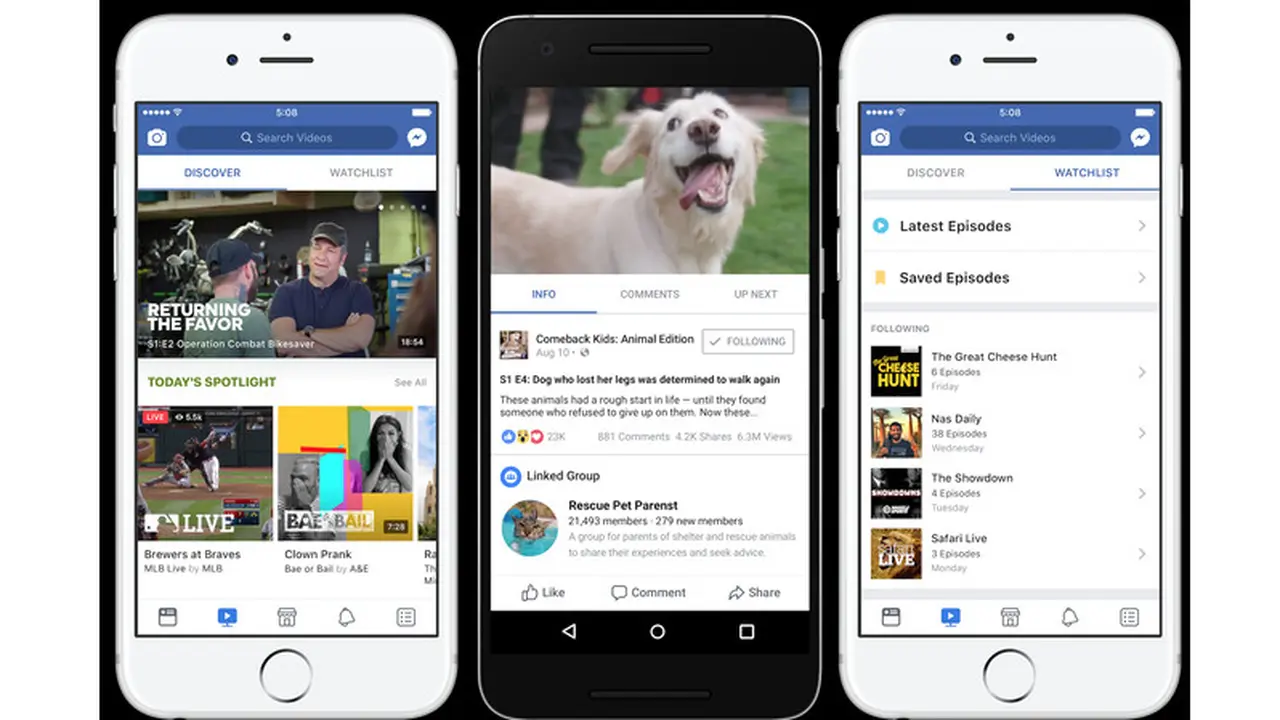 Watch tab Facebook