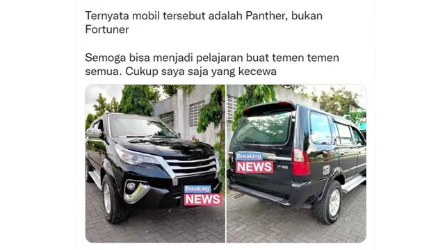 Cerita Lucu Pria Hampir Beli Mobil Fortuner Rp 132 Juta, Warganet: Cuma Konten