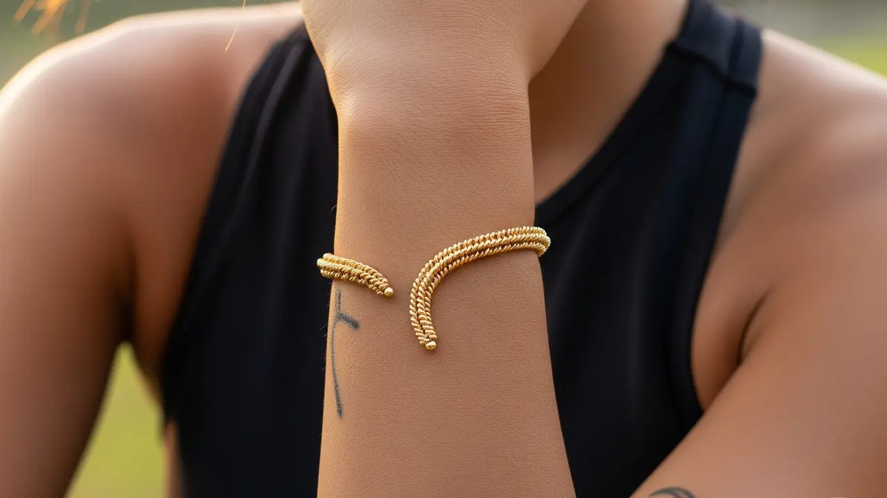 Model Gelang Emas Ekor Kucing