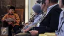  Pertemuan Ketua DPR dan KY membahas usulan Lima calon hakim agung (CHA) dan dua Calon Hakim Ad Hoc Tipikor di Kompleks DPR, Senayan, Jakarta, Kamis (30/6). (Liputan6.com/Johan Tallo)