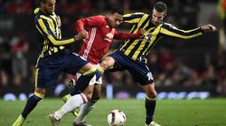 Peluang Juventus untuk mendapatkan penyerang Belanda berusia 22 tahun tersebut terbilang cukup besar. Hingga kini, Memphis Depay mengalami kesulitan beradaptasi di Premier League sehingga lebih sering menghuni bangku cadangan MU. (AFP/Oli Scarff).