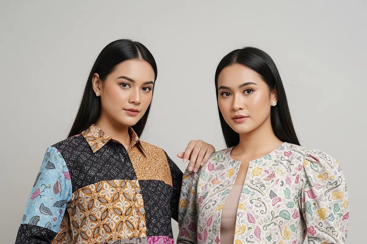 15 Model Baju Batik Wanita Terbaru Lengan Panjang, Feminin, Anggun dan ...