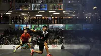 Atlet Squash India, Saurav Ghosal, menjadikan Asian Games 2018 sebagai kesempatan terakhir untuk meraih medali emas. (AFP/Arun Sankar)