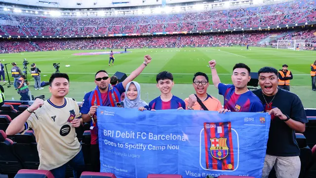 Dari Indonesia ke Spotify Camp Nou, 5 Pemenang Program BRI Debit FC Barcelona Siap Wujudkan Mimpi