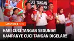 Memperingati Hari Cuci Tangan Sedunia 2023, anak-anak diajarkan untuk selalu rajin mencuci tangan pakai sabun. Selain itu anak-anak juga diberi pengertian cuci tangan menggunakan sabun sangat penting, sebagai bentuk perlindungan dari kuman, serta men...