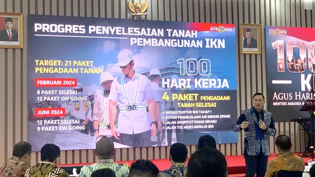 AHY Sampaikan Capaian 100 Hari Kerja Sebagai Menteri ATR