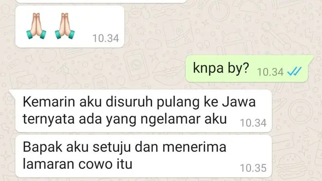 6 Chat Drama Pacar Dilamar Orang Ini Bikin Sakit Hati