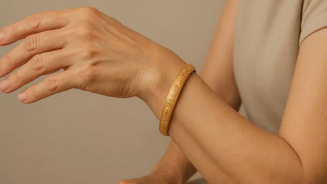 Model Gelang Emas Bangle Klasik untuk Usia 50 Tahun Ke Atas/ChatGPT
