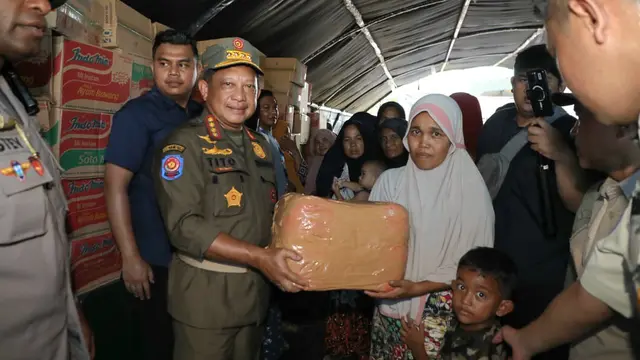 Mendagri Tinjau Lokasi Banjir Aceh