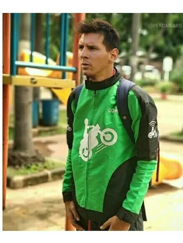 6 Editan Foto Lionel Messi Alih Profesi Kerja di Indonesia Ini Kocak