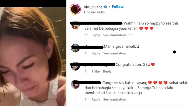 Viviane istri Sammy Simorangkir saat mengumumkan keguguran anak kedua. (Instagram @viv_viviane)