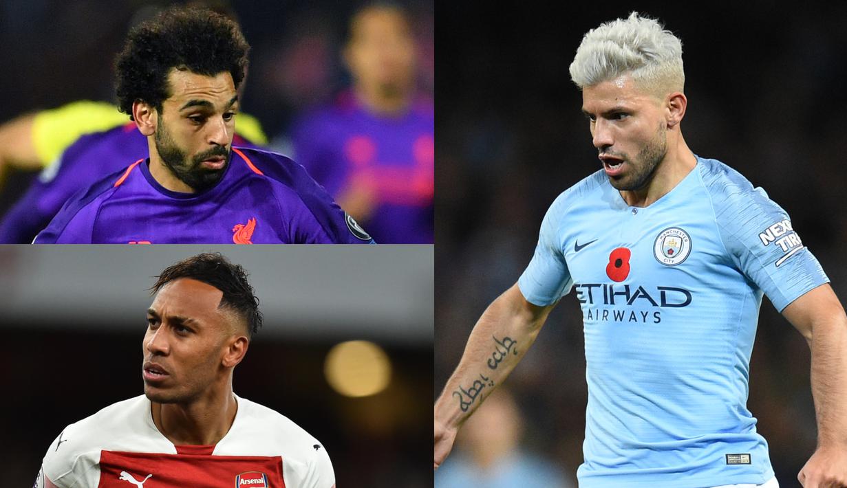 Tambahan satu gol ke gawang Manchester United membuat Sergio Aguero memastikan diri sebagai top skorer Premier League pekan ke-12