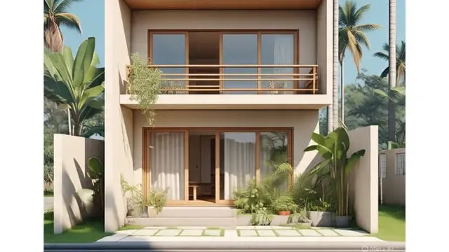 Model Rumah Tingkat yang Cocok di Lahan Sempit (Sumber Gambar: Meta AI)