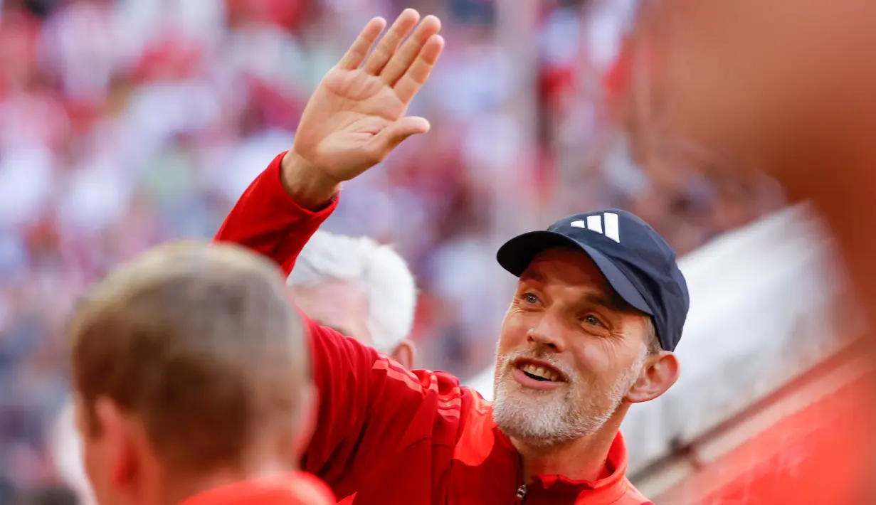 Tuchel sebenarnya masih terikat kontrak dengan Bayern hingga Juni 2025. Namun, ia memutuskan hengkang lebih awal dari klub Bavaria tersebut.  (JAVIER SORIANO/AFP)