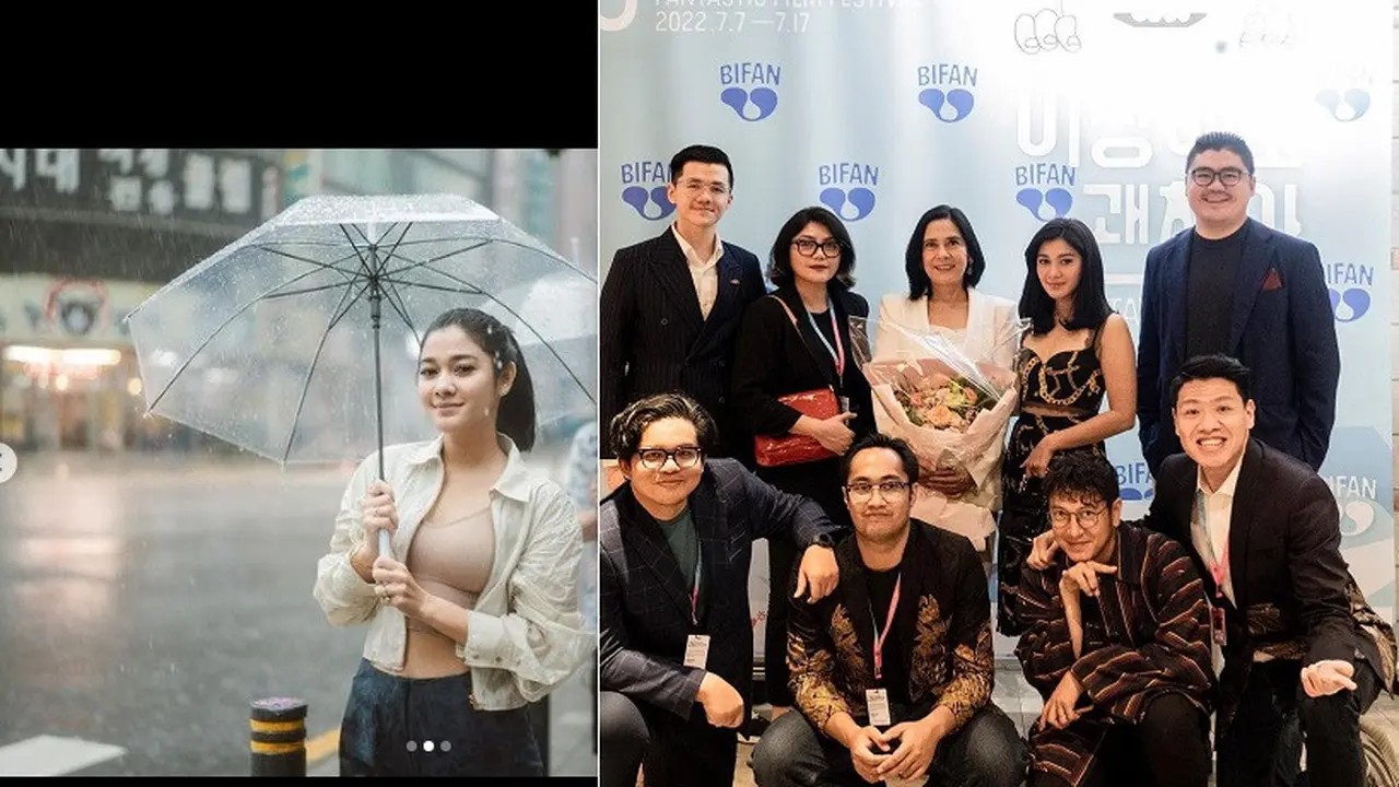 Naysila Mirdad hadiri pemutaran film dan jalan-jalan di Korea Selatan (Foto: Instagram @naymirdad)