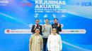 Ia bersyukur pelaksanaan Kejurnas Akuatik 2026 ini mendapat dukungan dari sponsor kakap seperti Bank BCA dan Bank Mandiri meski situasi global sedang sulit saat ini. (Bola.com/Bagaskara Lazuardi)