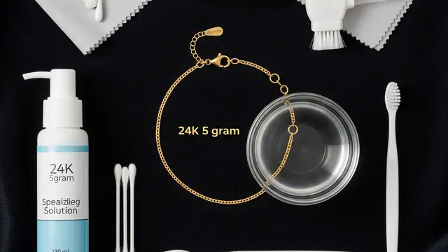 Gelang Emas 24 Karat 5 Gram untuk Tangan Berisi/ Ilustrasi AI