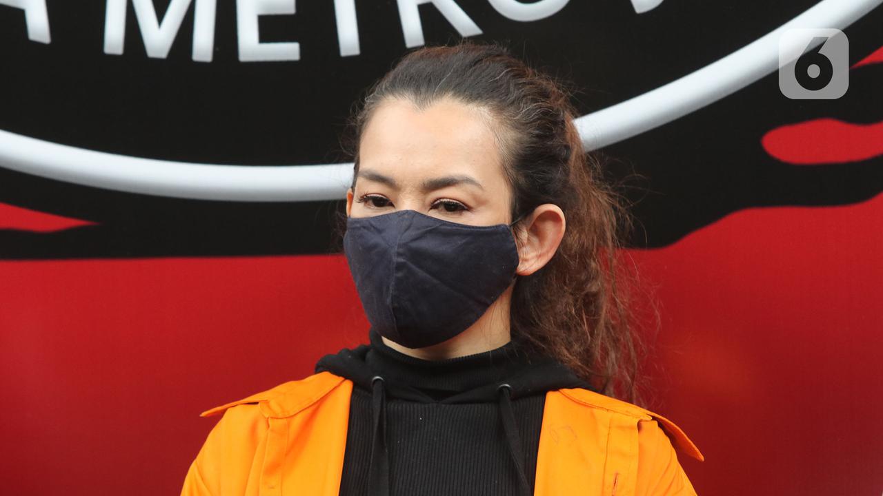 FOTO: Rilis Kasus Narkotika Reza Artamevia