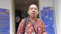 Pengemudi ojek online Fatoni Rahman usai menyampaikan aduan melalui layanan 'Lapor Mas Wapres' di Sekretariat Wakil Presiden, Kebon Sirih, Jakarta Pusat, pada Senin (11/11/2024). (Dok. Istimewa)