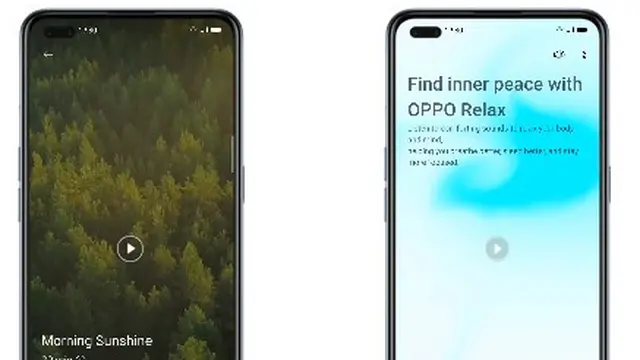 OPPO Reno 4 tampak depan