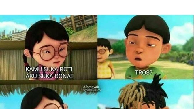 Meme kisah cinta Mail dan Mei Mei (Sumber: Facebook/Mael Bin Ismael)