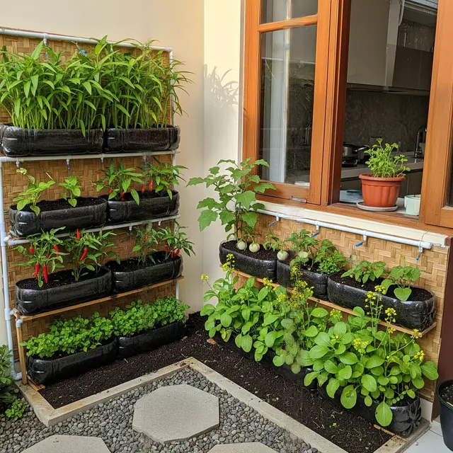Kebun Sayur Dekat Dapur (Image by Gemini AI)