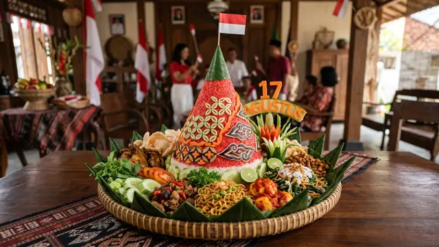 Tumpeng Kemerdekaan 17 Agustus