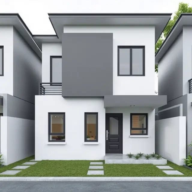 6 Desain Rumah 2 Lantai 6x10, Minimalis dan Modern