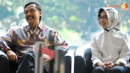 Bertemu di KPK, Andi Malarangeng dan Airin Langsung Akrab