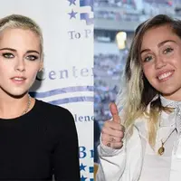 Miley Cyrus - Kristen Stewart. (foto: AFP)