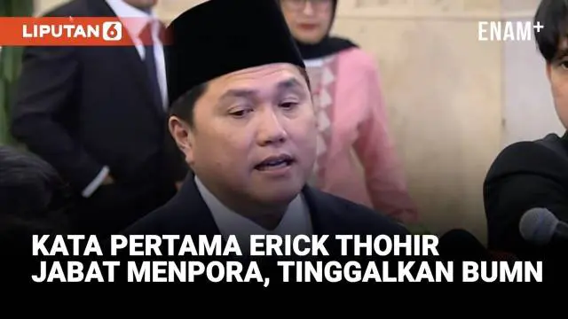 ⁠Presiden Prabowo Subianto resmi melantik Erick Thohir sebagai Menteri Pemuda dan Olahraga (Menpora) di Istana Negara, Kompleks Istana, Jakarta, Rabu (17/9/2025). Erick resmi menggantikan Dito Ariotedjo yang di-reshuffle sepekan lalu.