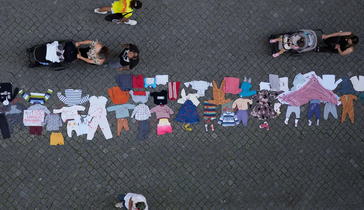 UNICEF mendesak anak-anak yang sakit atau terluka harus dievakuasi untuk mendapatkan perawatan medis yang layak. (AP Photo/Armando Franca)