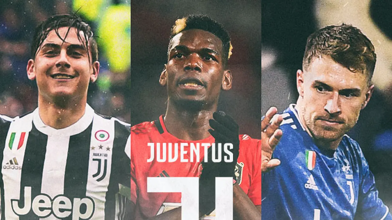 Juventus - Paulo Dybala, Paul Pogba, Aaron Ramsey