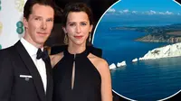 Benedict Cumberbatch dan Sophie Hunter. (foto: Mirror.co.uk)