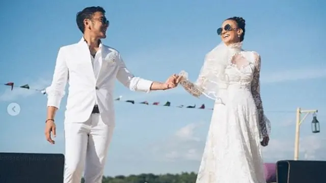 [Bintang] Nadine Chandrawinata dan Dimas Anggara