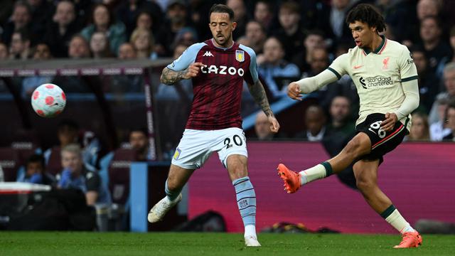 Aston Villa vs Liverpool di Liga Inggris