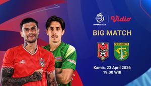 Malut United vs Persebaya menjadi laga seru yang sayang untuk dilewatkan, eksklusif cuma di Vidio.