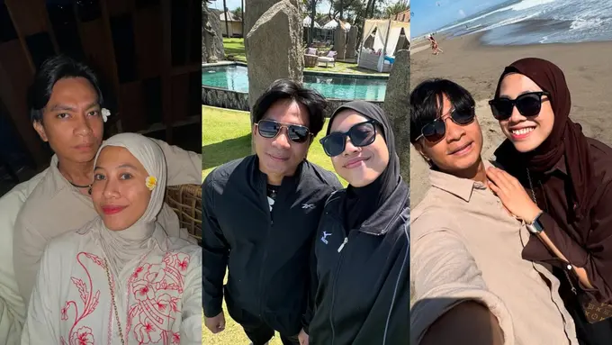 Potret Romantis Megawati Hangestri dan Dio Novandra Honeymoon di Bali, Andalkan Kemeja dan Sling Back Louis Vuitton