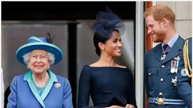Ratu Elizabeth, Meghan Markle dan Pangeran Harry