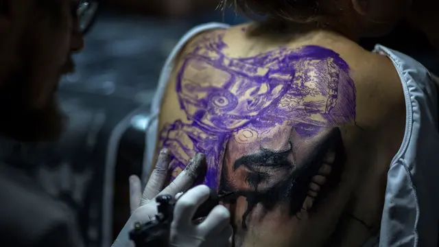 Intip Karya Kreasi Seniman dalam Acara Tattoo Week Rio de Janeiro