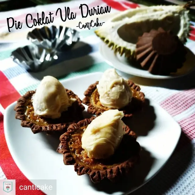 ilustrasi aneka resep pie coklat yang praktis, manis dan enak/Instagram: @canticake