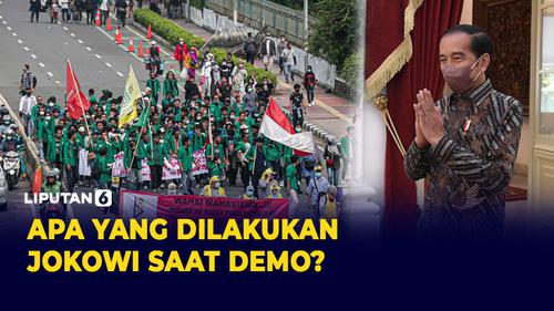 VIDEO: Kemana Jokowi saat Demo? Ini Jawabannya